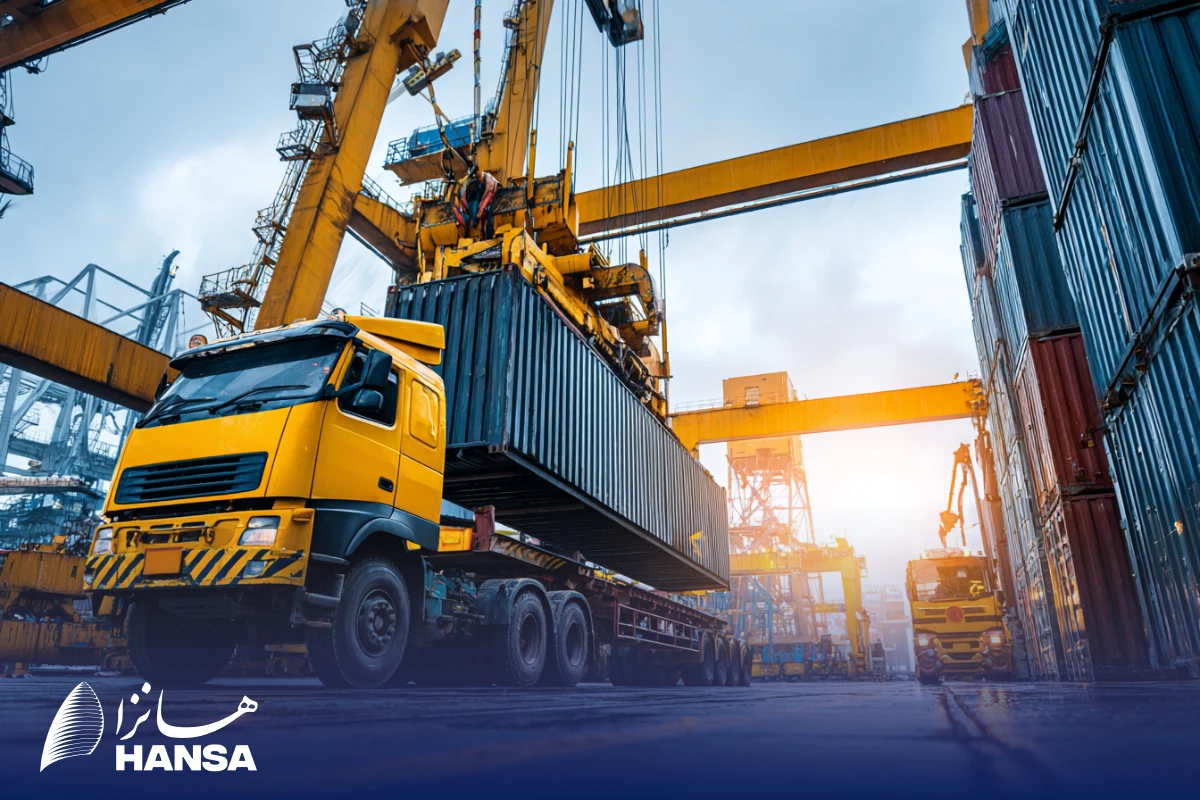 حمل بار با کانتینر