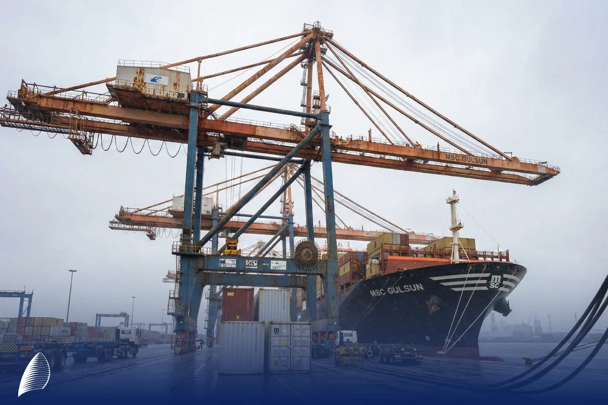 بررسی جامع جرثقیل دروازه‌ای یا گنتری کرین در حمل‌ونقل بین‌المللی